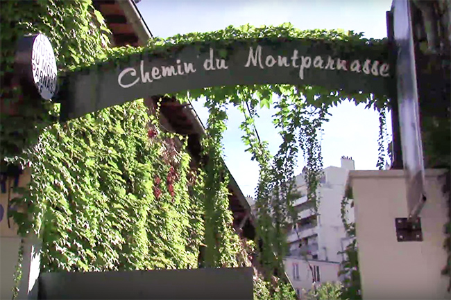 Una delle vie più famose di Montparnasse