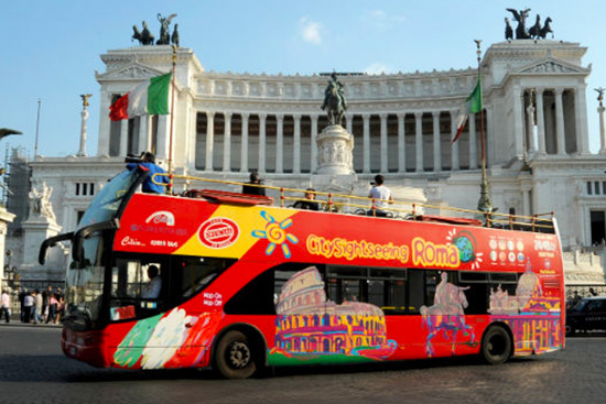 Tickets for the Colosseum and Tourist Bus